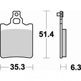Plaquettes de frein moto SBS Off Road Sinter 574SI
