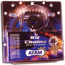 Kit chaine Alu Antiboue YAMAHA WR 125 L,M,N pas 520 1999 à 2001