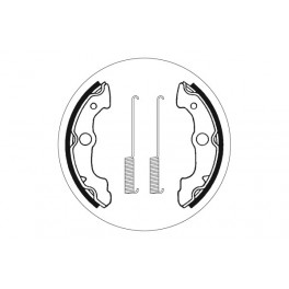 Machoires de frein moto SBS Organic 2085