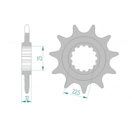 PIGNON AFAM au pas de 520 pour moto toutterrain. PIGNON AFAM au pas de 520 pour moto toutterrain.