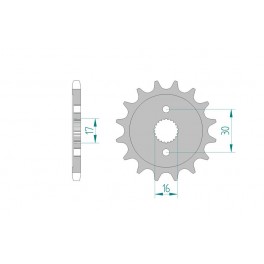PIGNON AFAM au pas de 428 pour moto toutterrain. PIGNON AFAM au pas de 428 pour moto toutterrain.