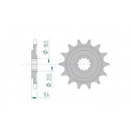 PIGNON AFAM au pas de 520 pour moto toutterrain. PIGNON AFAM au pas de 520 pour moto toutterrain.