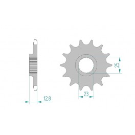 PIGNON AFAM au pas de 520 pour moto toutterrain. PIGNON AFAM au pas de 520 pour moto toutterrain.