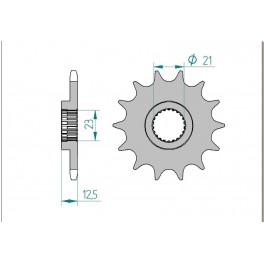 PIGNON AFAM au pas de 520 pour moto toutterrain. PIGNON AFAM au pas de 520 pour moto toutterrain.