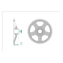 COURONNE ACIER AFAM PAS 415