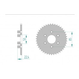 COURONNE ACIER AFAM PAS 415