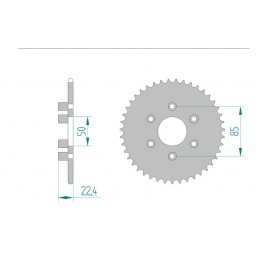 COURONNE ACIER AFAM PAS 415