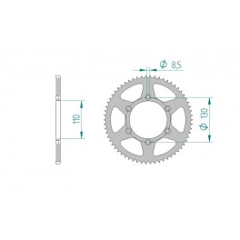 COURONNE ACIER AFAM PAS 420 COURONNE ACIER AFAM PAS 420
