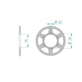 COURONNE ACIER AFAM PAS 420