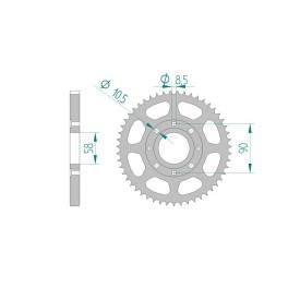 COURONNE ACIER AFAM PAS 428