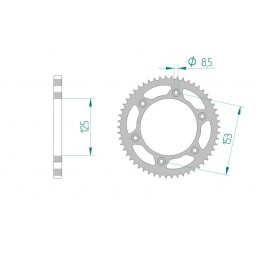 COURONNE ACIER AFAM PAS 428