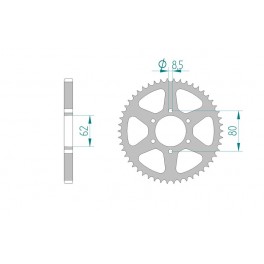 COURONNE ACIER AFAM PAS 428 COURONNE ACIER AFAM PAS 428