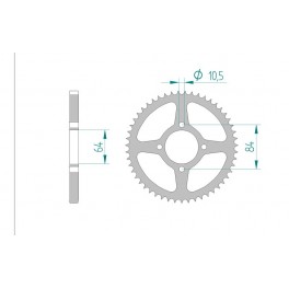 COURONNE ACIER AFAM PAS 428