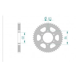 COURONNE ACIER AFAM PAS 428