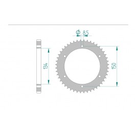 COURONNE ACIER AFAM PAS 428