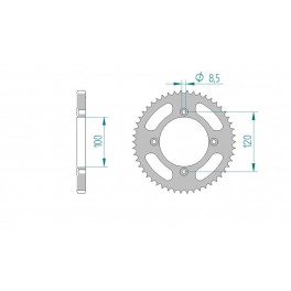 COURONNE ACIER AFAM PAS 428