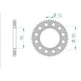 COURONNE ACIER AFAM PAS 428