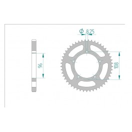 COURONNE ACIER AFAM PAS 428