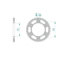 COURONNE ACIER AFAM PAS 520 COURONNE ACIER AFAM PAS 520