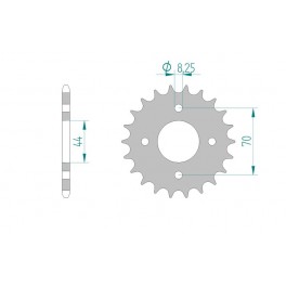 COURONNE ACIER AFAM PAS 520 COURONNE ACIER AFAM PAS 520
