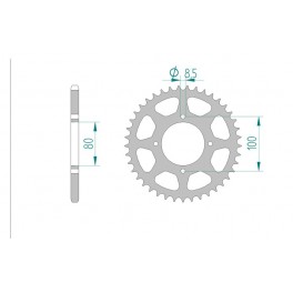 COURONNE ACIER AFAM PAS 520