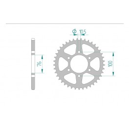 COURONNE ACIER AFAM PAS 520