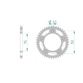 COURONNE ACIER AFAM PAS 520