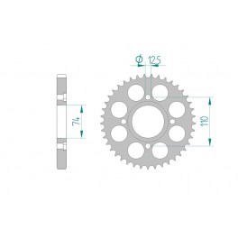 COURONNE ACIER AFAM PAS 530