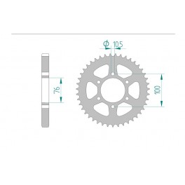 COURONNE ACIER AFAM PAS 530
