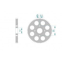 COURONNE ALU AFAM PAS 428 COURONNE ALU AFAM PAS 428