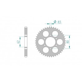 COURONNE ALU AFAM PAS 428 COURONNE ALU AFAM PAS 428