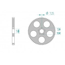 COURONNE ALU AFAM PAS 428 COURONNE ALU AFAM PAS 428