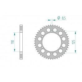 COURONNE ALU AFAM PAS 428 COURONNE ALU AFAM PAS 428