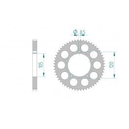 COURONNE ALU AFAM PAS 428 COURONNE ALU AFAM PAS 428