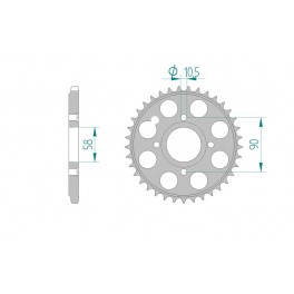 COURONNE ALU AFAM PAS 520