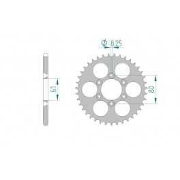 COURONNE ALU AFAM PAS 520 COURONNE ALU AFAM PAS 520