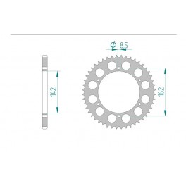 COURONNE ALU AFAM PAS 520