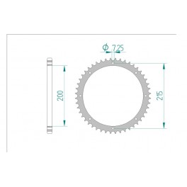COURONNE ALU AFAM PAS 520 COURONNE ALU AFAM PAS 520