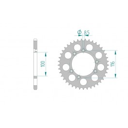 COURONNE ALU AFAM PAS 520