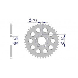 COURONNE ALU AFAM PAS 415 COURONNE ALU AFAM PAS 415